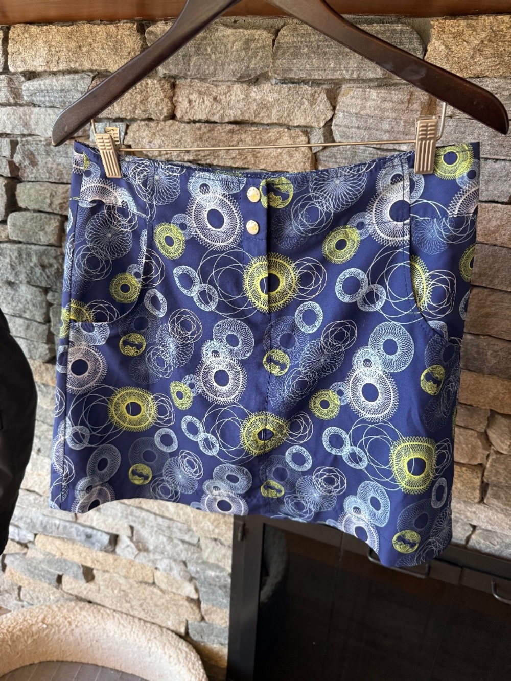 multi color golf skort size 8